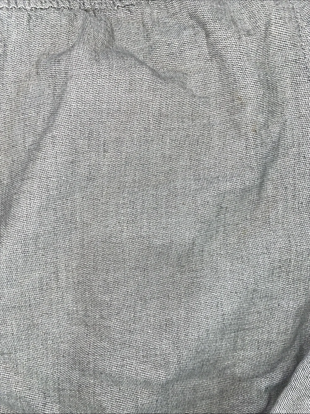 Hollister Men’s Light Gray Drawstring Linen-Blend Shorts